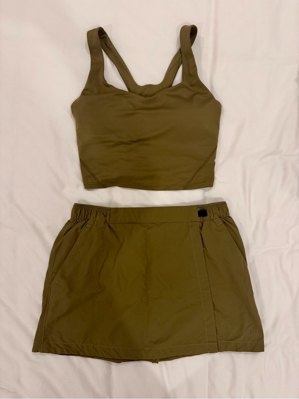 The North Face long line bra & skort set (grandeur/size M/M)